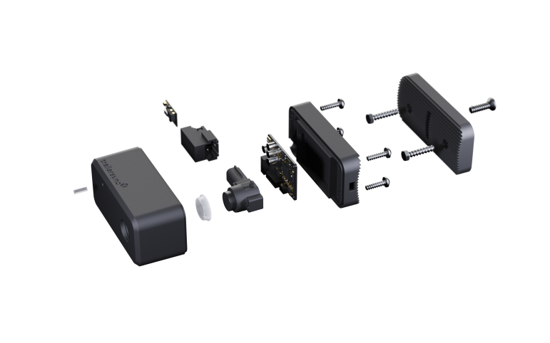 SmartSensor met SensorGuard, uiteengenomen weergave